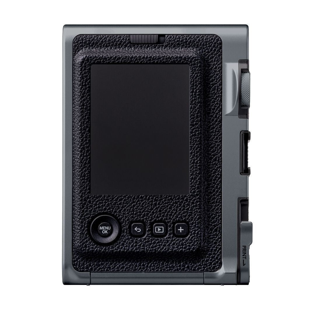Fujifilm INSTAX MINI EVO Instant Film Camera with Automatic Exposure Control (Dark Silver)