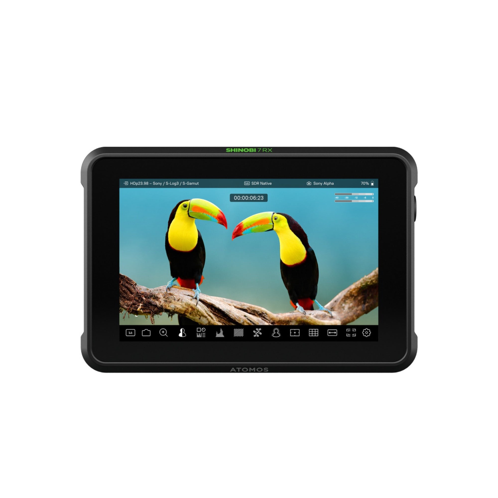 Atomos Shinobi 7 RX 7-inch HDR Monitor Bundle with Universal Accessory Kit