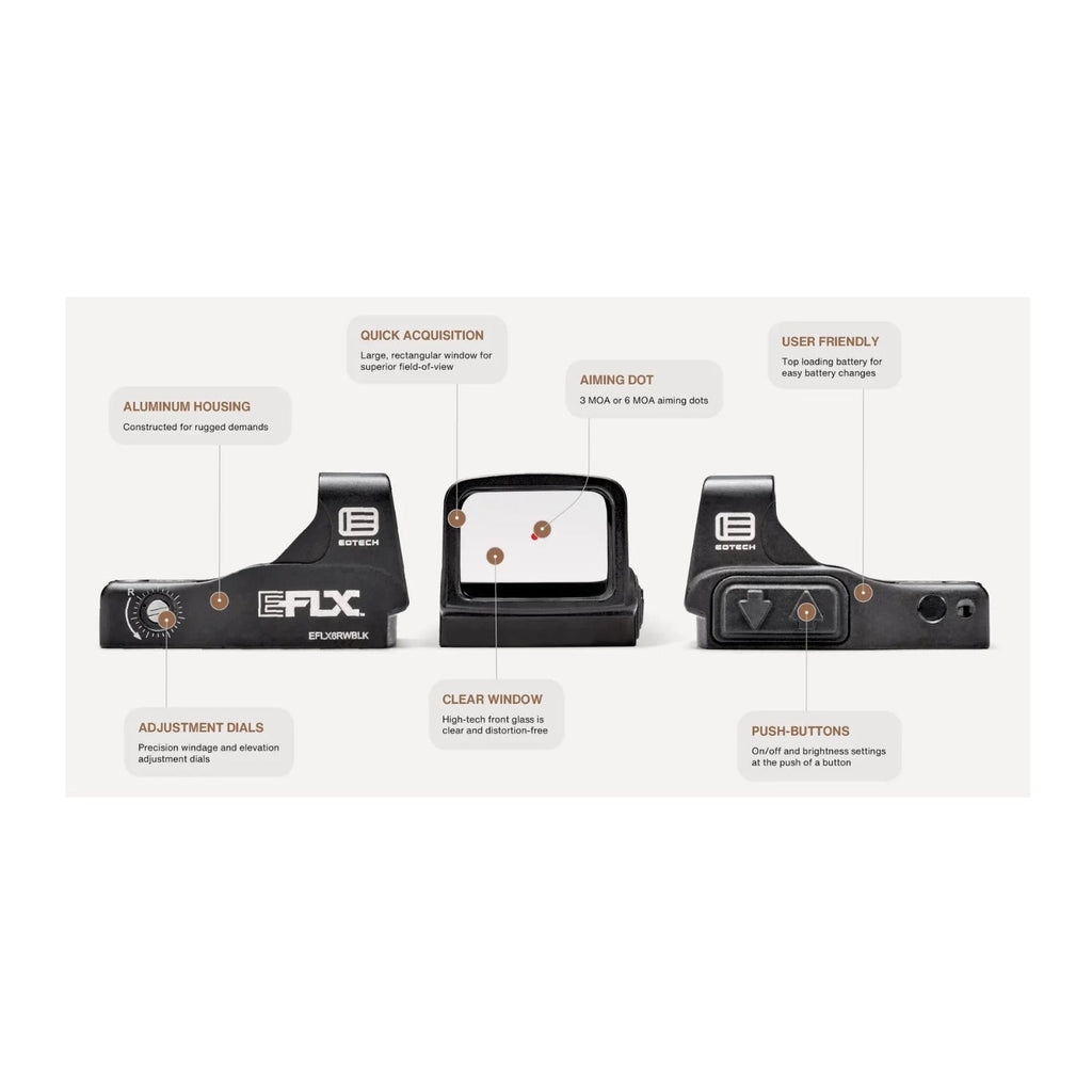 EoTech Mini Reflex Sight with 3 MOA dot - BLK