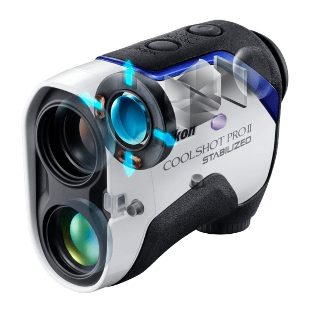 Nikon COOLSHOT Pro II Stabilized Laser Rangefinder, Hyper Read (Certified Refurbished)