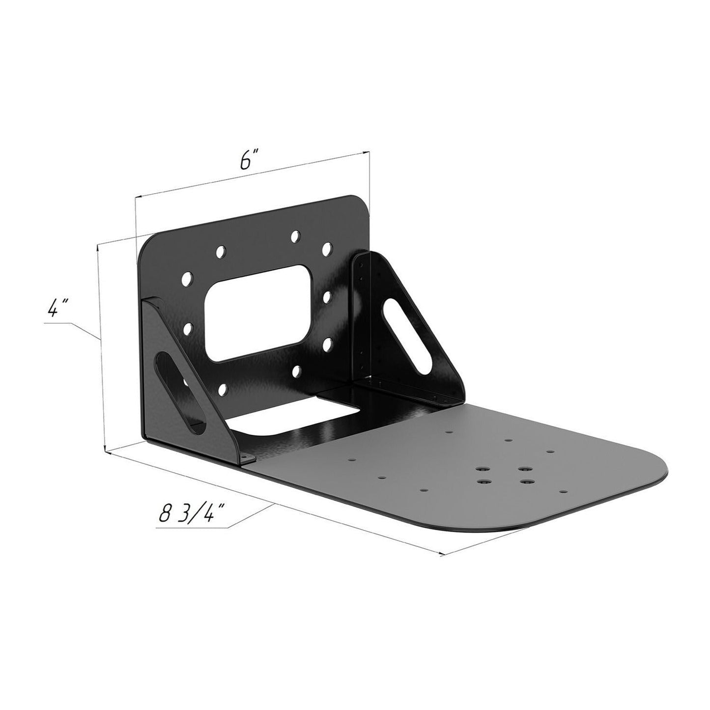 BZBGear Universal PTZ Camera Wall Mount Bracket (Black)