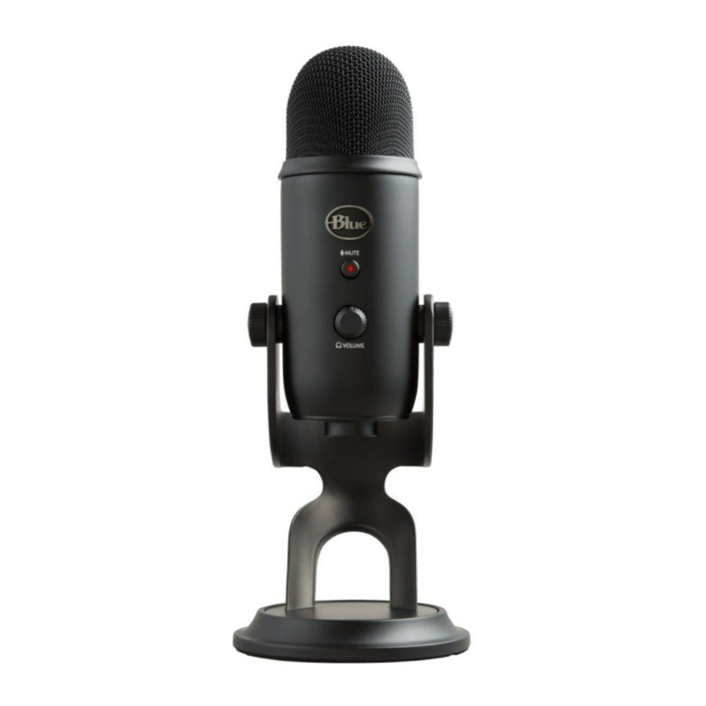 Blue Microphones Yeti USB Blackout Microphone Plus C922 Pro Streamer HD Webcam (Open Box)