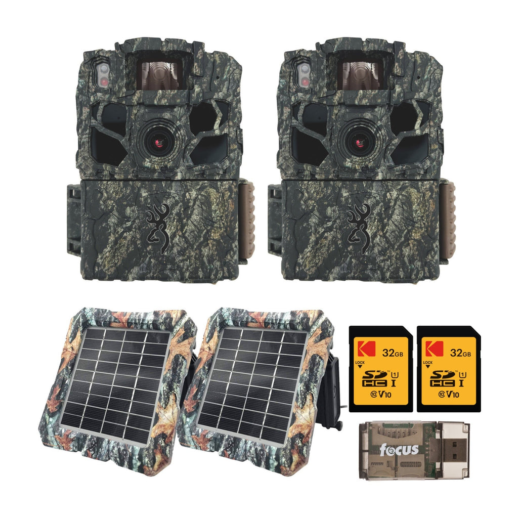Browning Trail Camera Dark Ops FHDR 40MP Trail Camera (2-Pack) Bundle