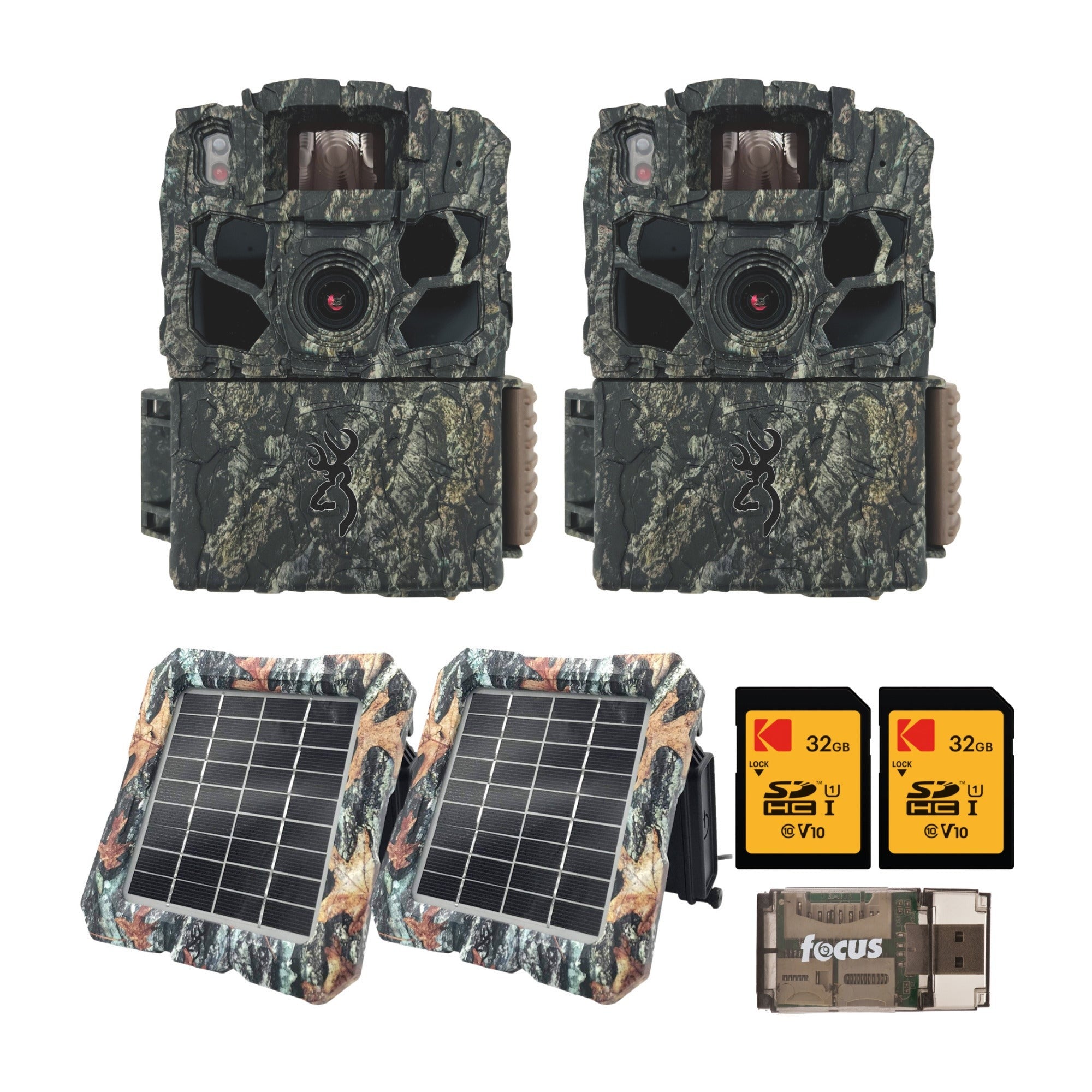 Browning Trail Camera Dark Ops FHDR 40MP Trail Camera (2-Pack) Bundle