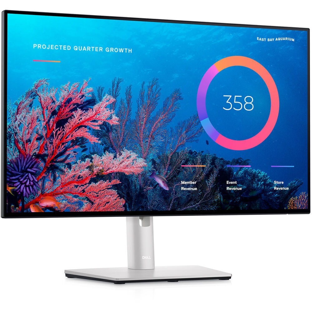 Dell U2422HE Monitor, 23.8" FHD IPS, USB-C, HDMI, DisplayPort (Certified Refurbished)