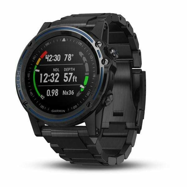 Garmin Descent Mk1 Watch-Sized Dive Computer Gray Sapphire with Titanium Band