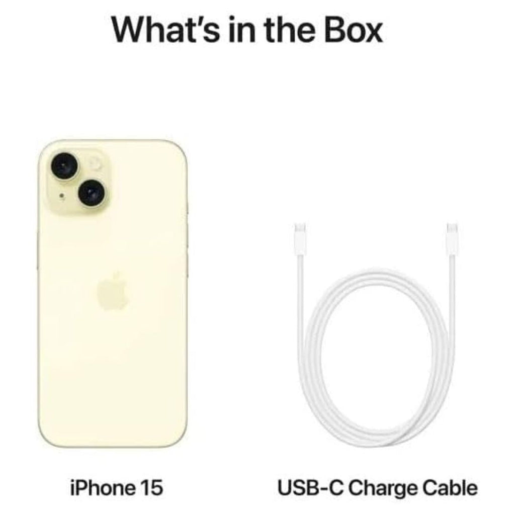 Apple iPhone 15 128GB Unlocked (Yellow) (Used)