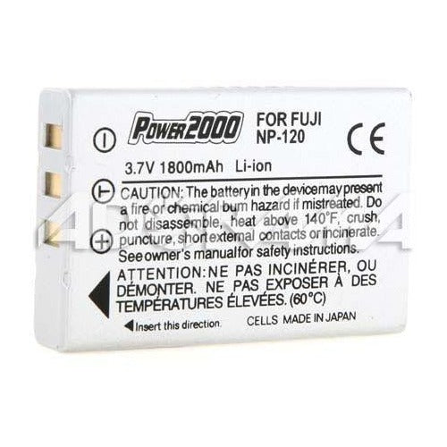 Power2000 NP-120 3.7V 1850mAh Lithium-Ion Replacement Battery