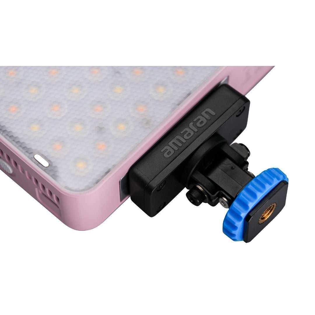 amaran Ace 25c RGBWW Full Color Compact LED Light with Ace Lock Quick-Release Mount (Pink)