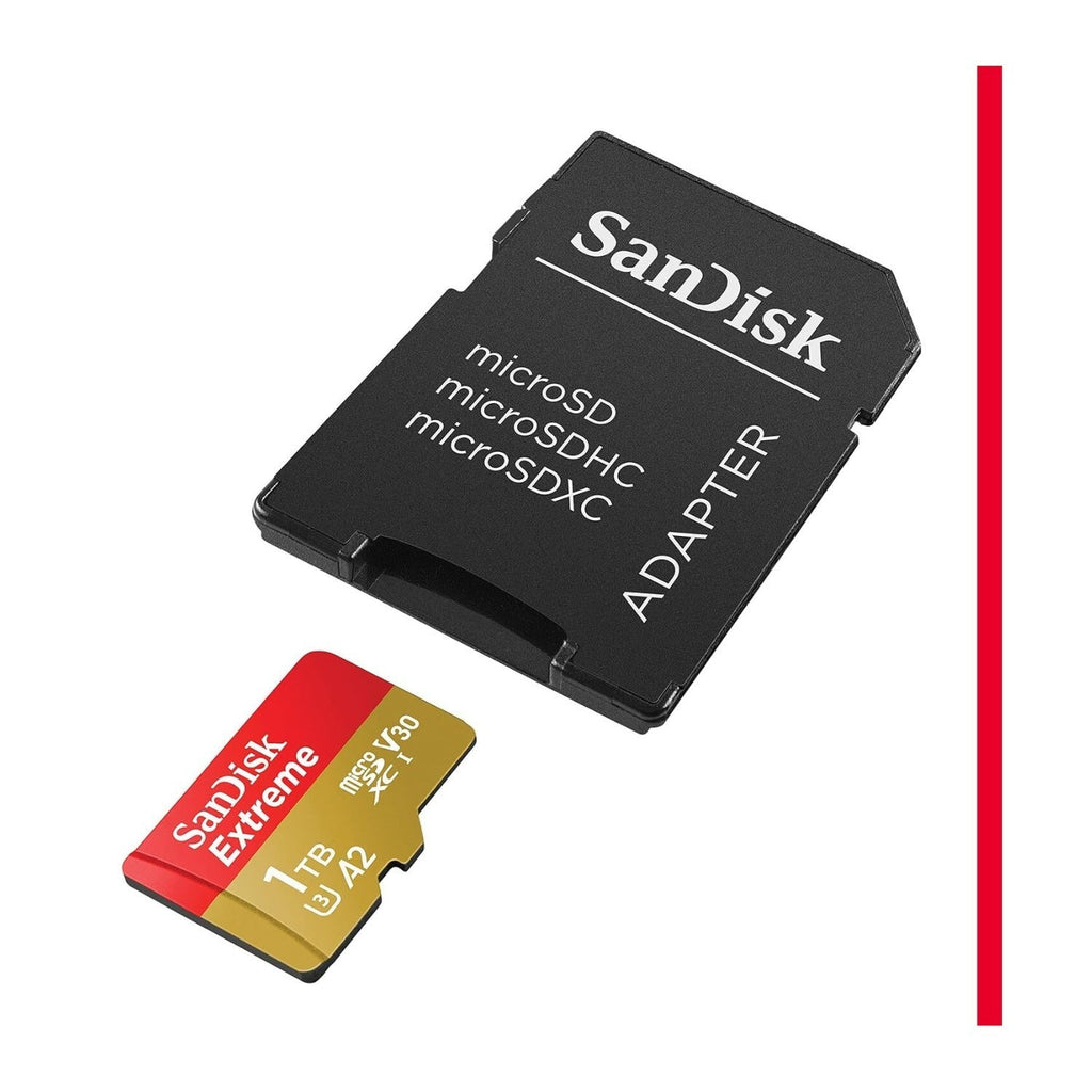 SANDISK 1TB Extreme microSDXC UHS-I Memory Card with Adapter
