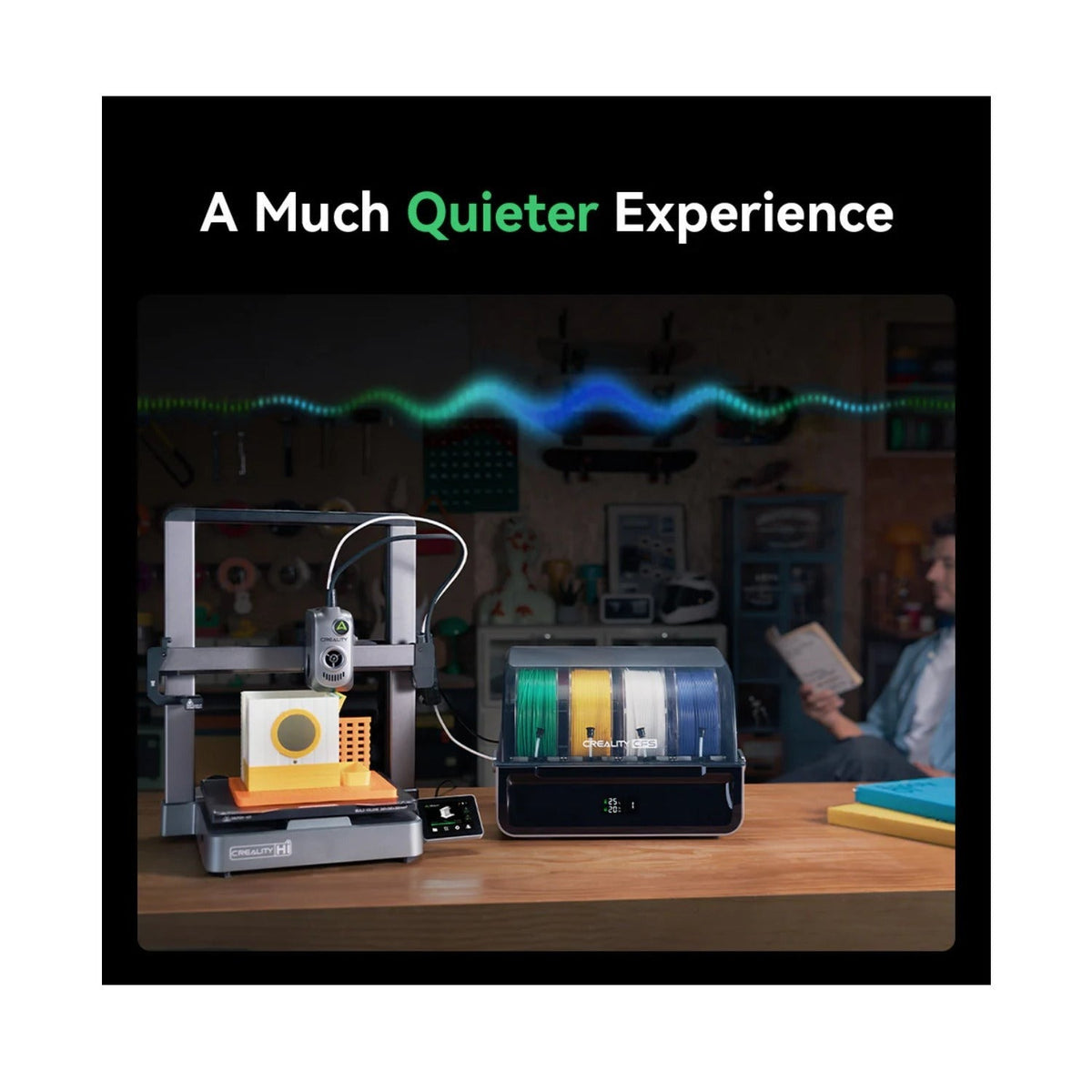 Creality Hi Combo Multi-Color 3.2-Inch Touch Screen 3D Printer (Used)