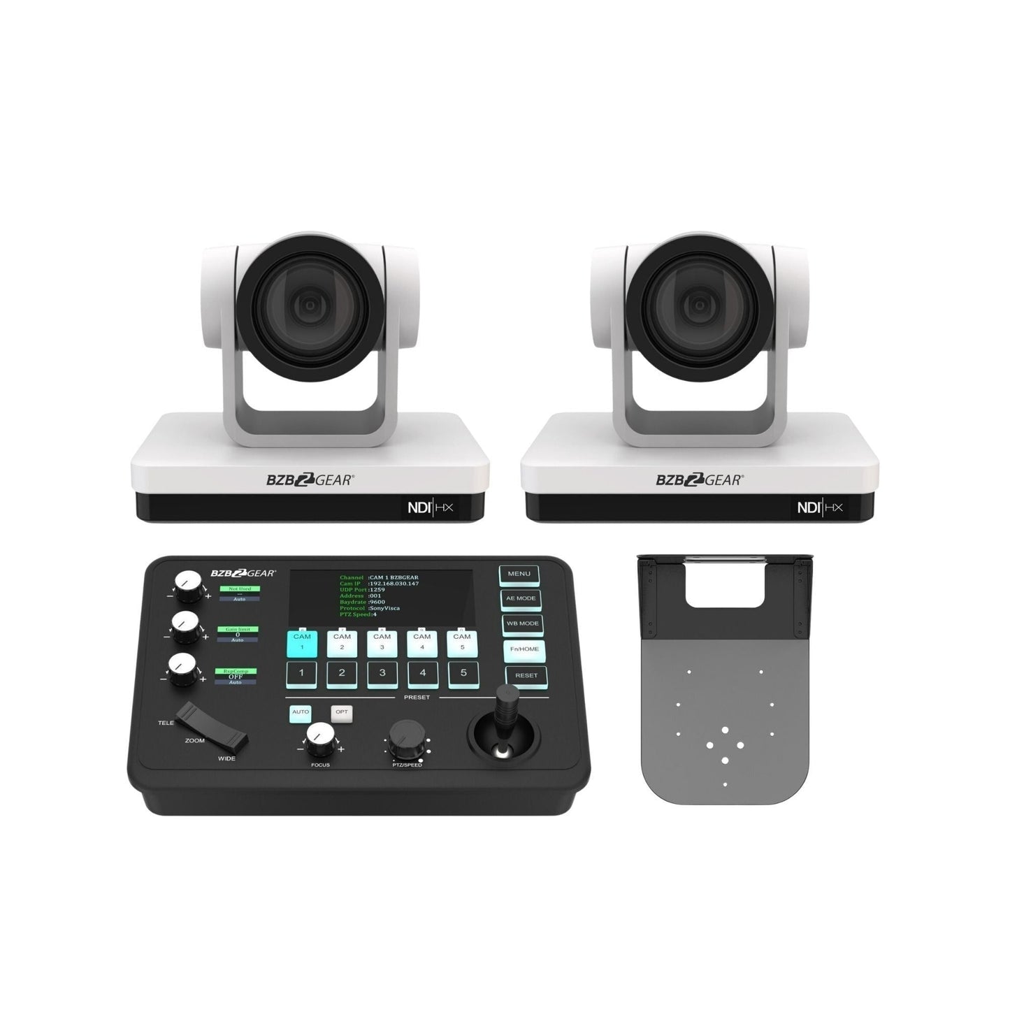 BZBGear Live Streaming PTZ Camera Bundle (NDI/HDMI/SDI/USB) (Used)