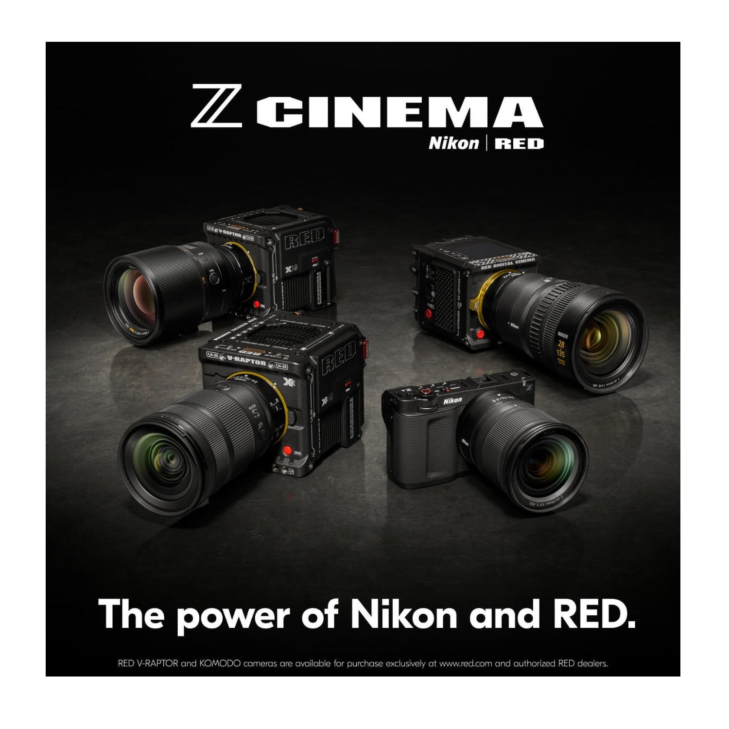 Nikon RED ZR 6K 24.5MP Cinema Camera Bundle with Bag, 64GB Memory Card & Reader