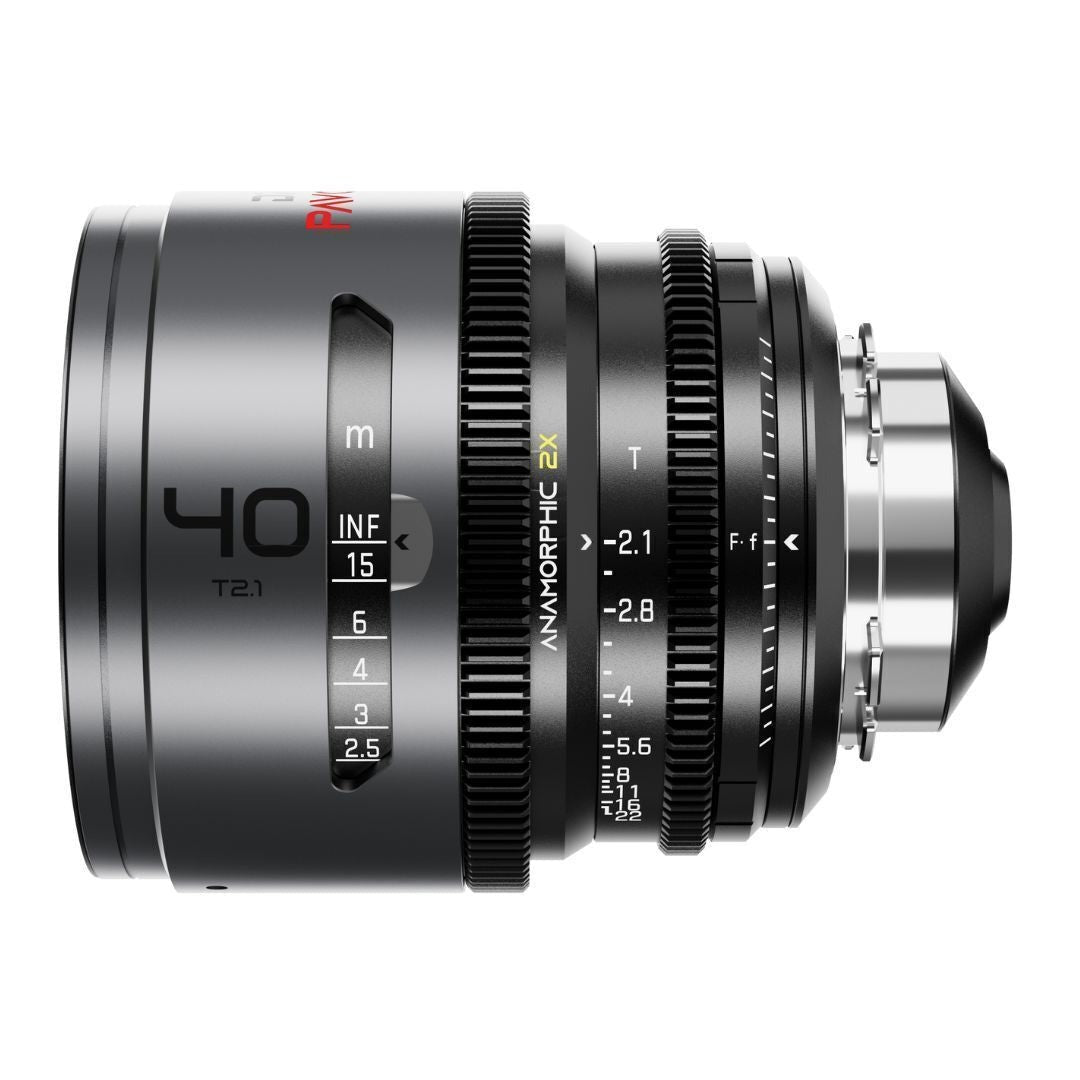 DZOFilm Pavo 2x Anamorphic 6-Lens Set with Neutral Coating, PL or EF Mount (Space Gray and Black)
