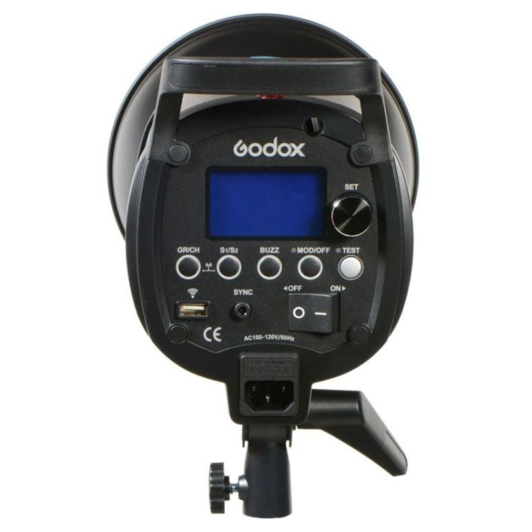 Godox QS600II 600Ws High-Speed Flash Light Head with Built-In 2.4 G Wireless X System (Black)