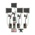 Cuddeback CuddeLink Cellular Trail Camera Verizon with Super Solar Power Bank (4-Pack)