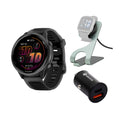 Garmin Forerunner 570 47mm Slate Gray Aluminum/Translucent Black Band Bundle