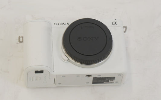 Sony Alpha ZV-E10 II APS-C Mirrorless Content Creators Camera Body (White) (Used)