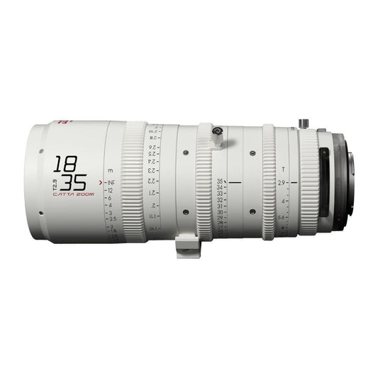 DZOFilm Catta FF 18 to 35mm T2.9 Cine Zoom Lens for Sony E Camera with Parfocal Design (White)