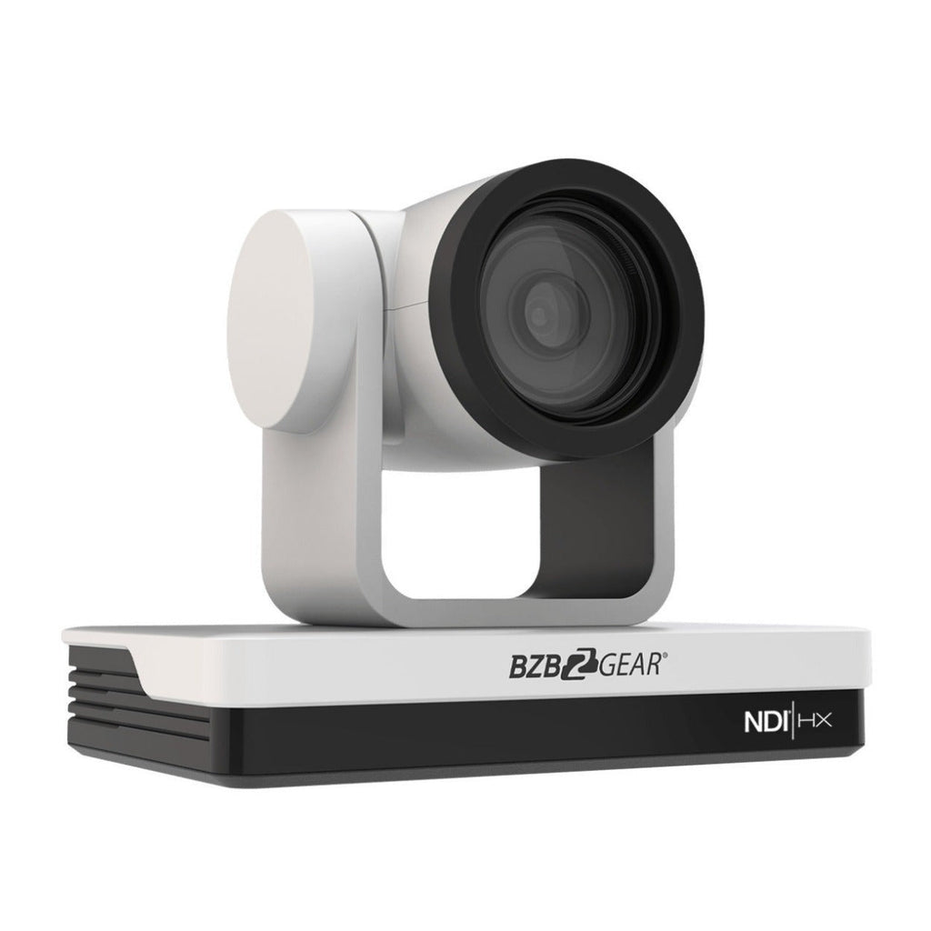 BZBGear Universal NDI/HDMI/SDI/USB Live Streaming PTZ Camera with 30x Zoom (White)