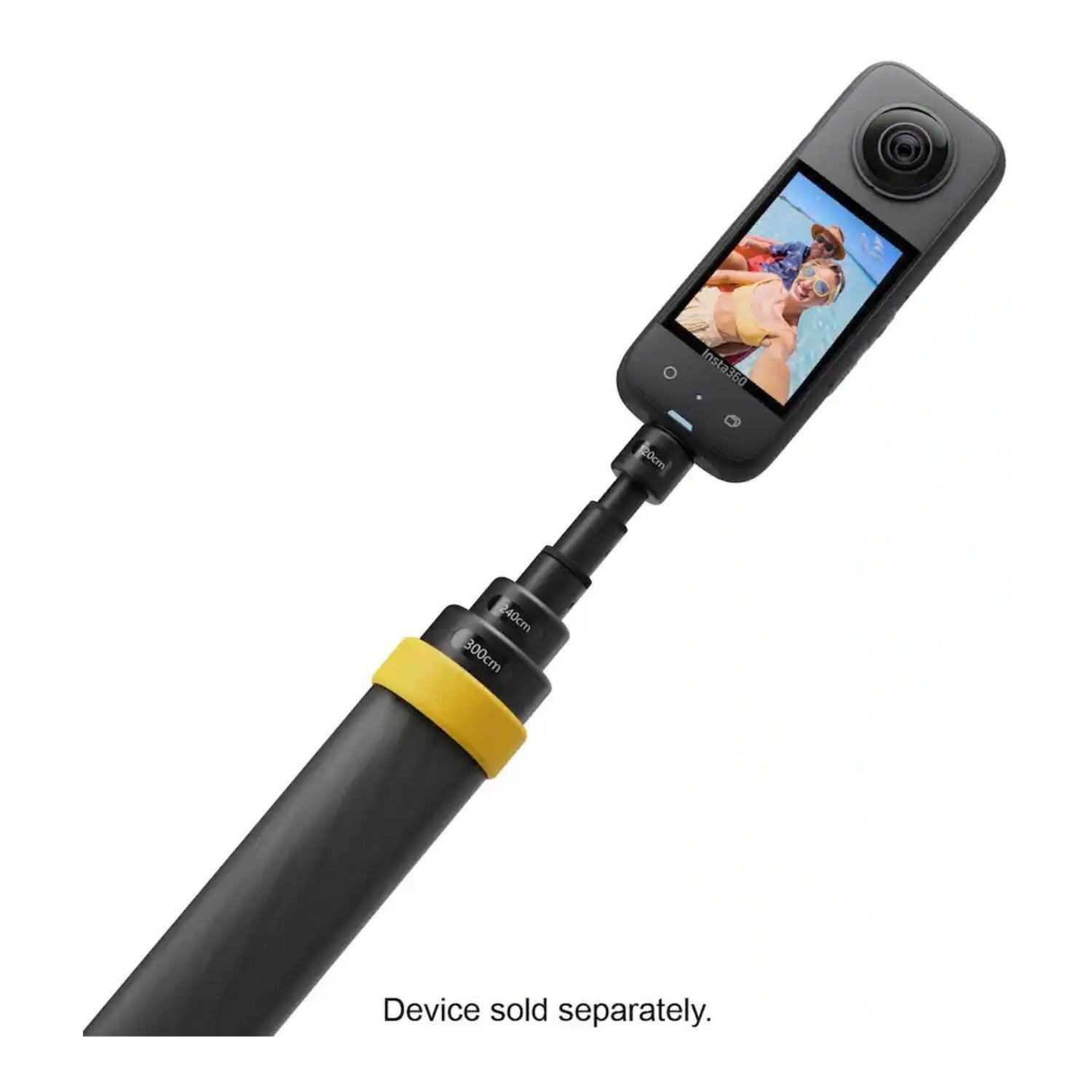 Insta360 Extended Edition Selfie Stick (14 to 118 Inches, Black)