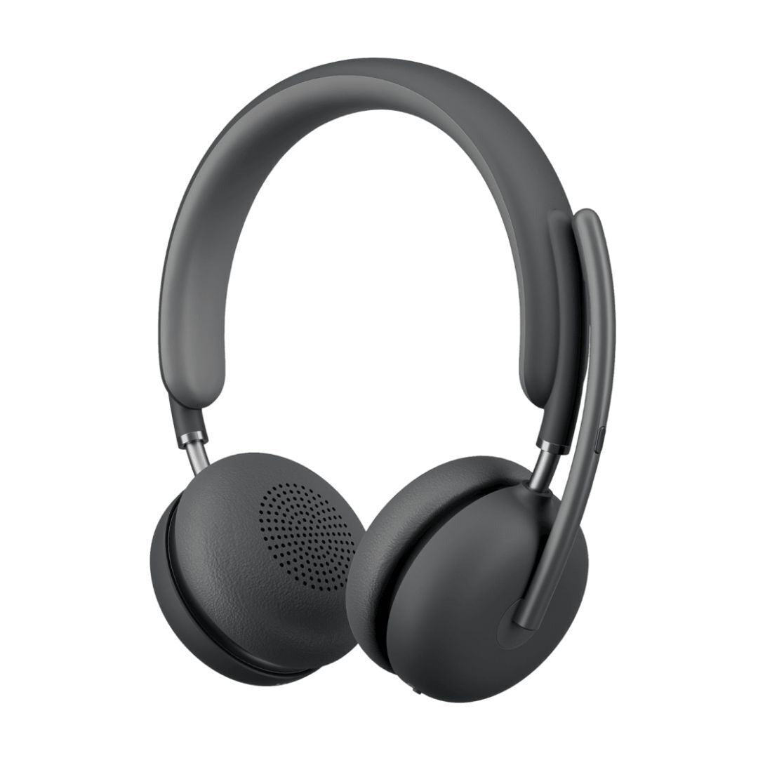 Logitech Zone wireless 2 Teams AI Headset with Built-In Battery for Noise-Free Calls (Graphite)