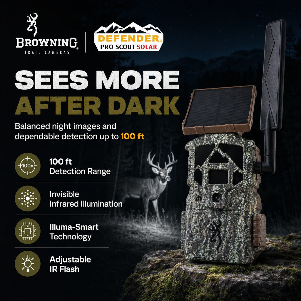 Browning Trail Camera Defender Wireless Pro Scout Max HD Solar (Camo) Bundle