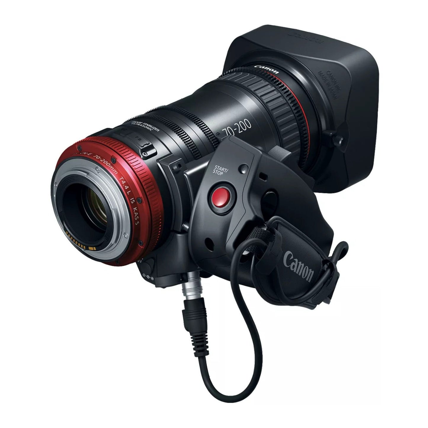Canon Compact-Servo 70 to 200mm T4.4 EF Lens with 4K Optical Performance and 2.8x Zoom Magnification