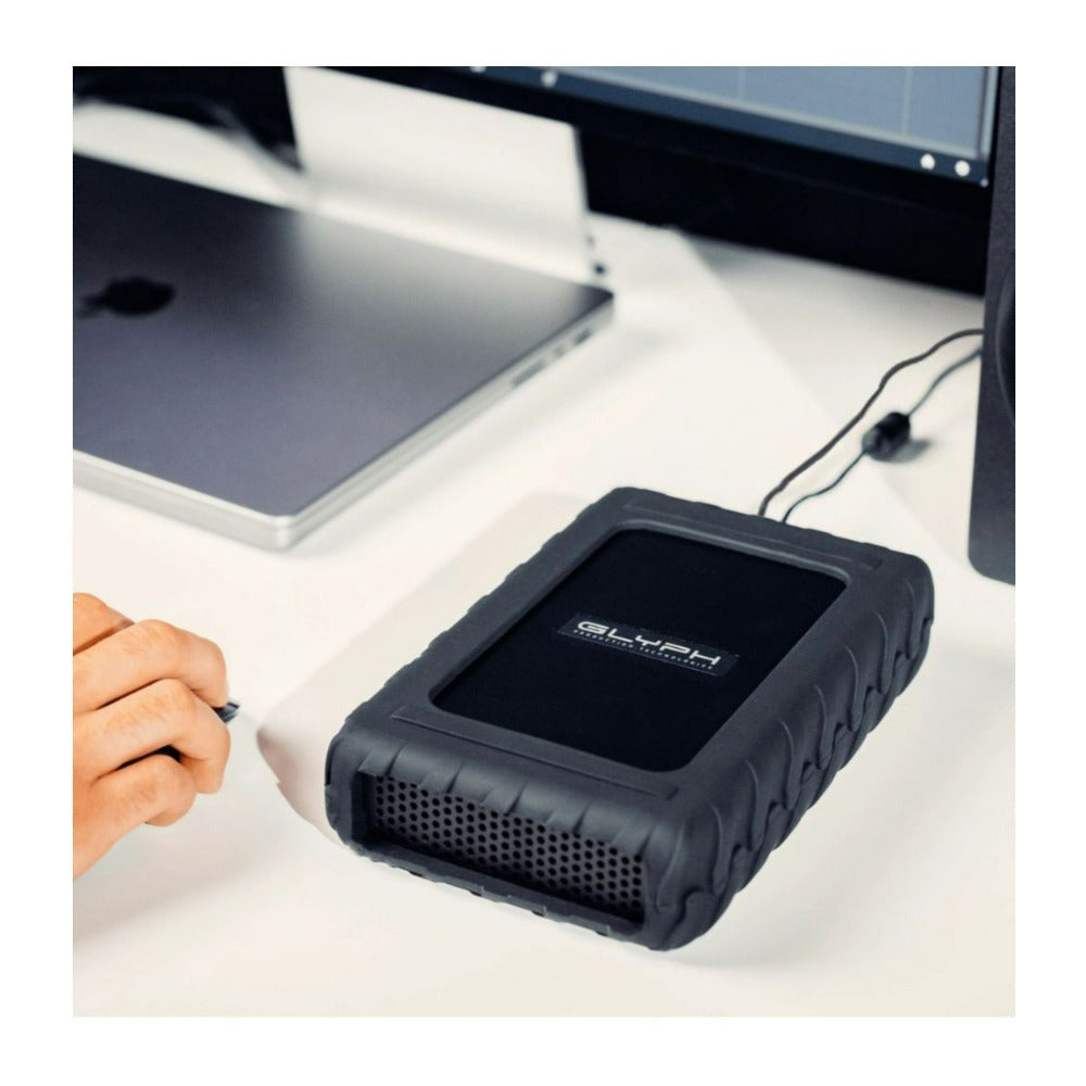 Glyph Blackbox PRO 7200RPM Enterprise Class USB-C 3.2 Hard Drive with 260 MBPS Speeds (24TB)