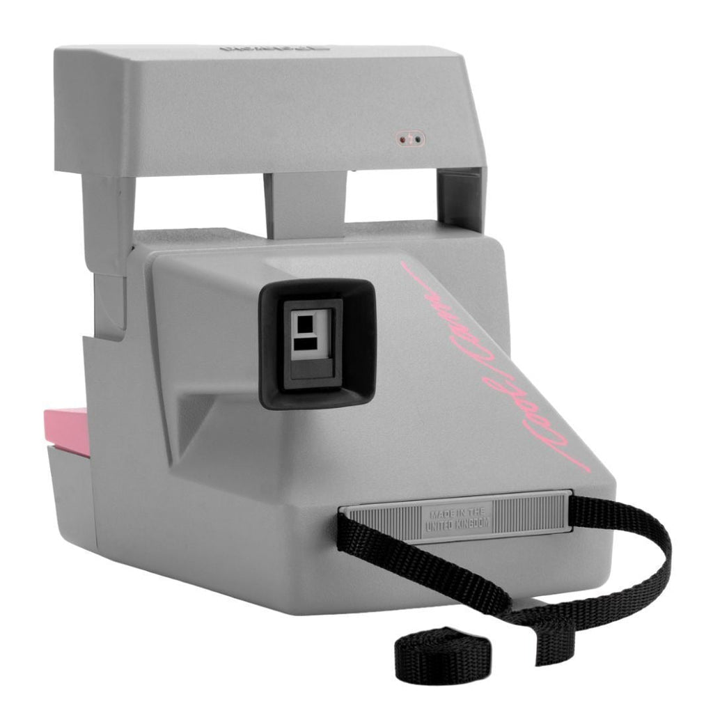 Polaroid 600 Cool Cam Pink 110mm Lens Vintage Instant Film Camera with Fixed Focus (Pink and Gray)