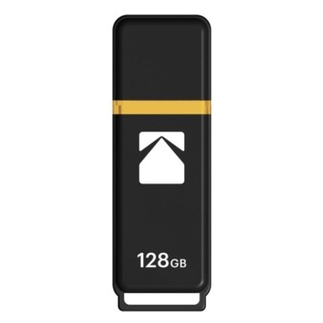 Kodak Classic K100 Cap and Body Series USB 3.2 Gen 1 Interface 128GB Flash Drive (10 Pack)