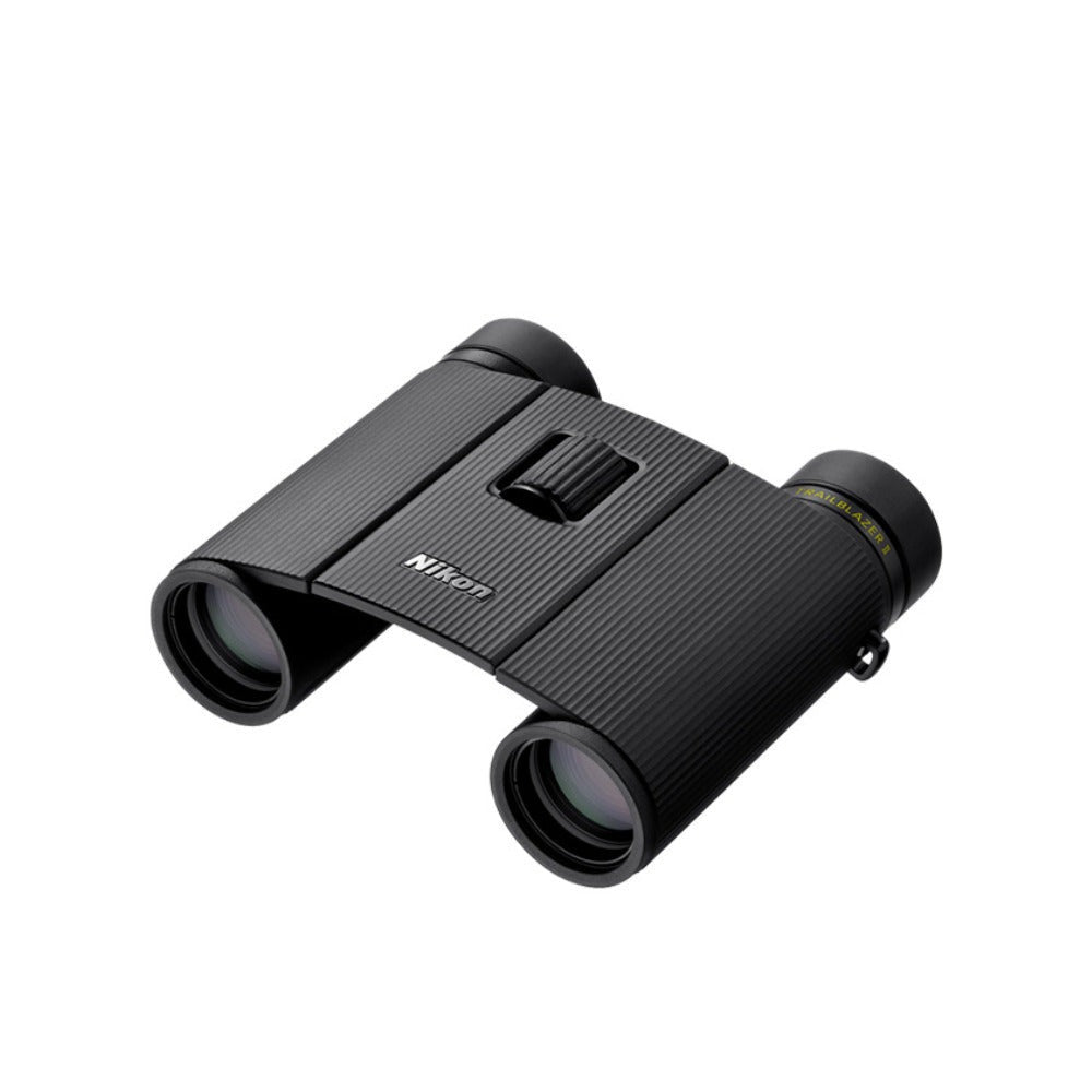 Nikon Trailblazer II 10x25 Compact Binoculars (Black) with Sling Strap Bundle