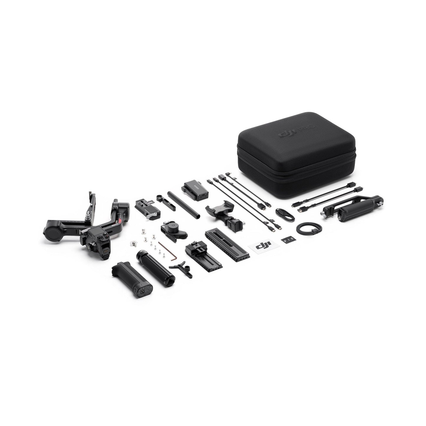 DJI RS 4 Gimbal Stabilizer Combo with Joystick Mode Switch and High-Capacity Battery Grip
