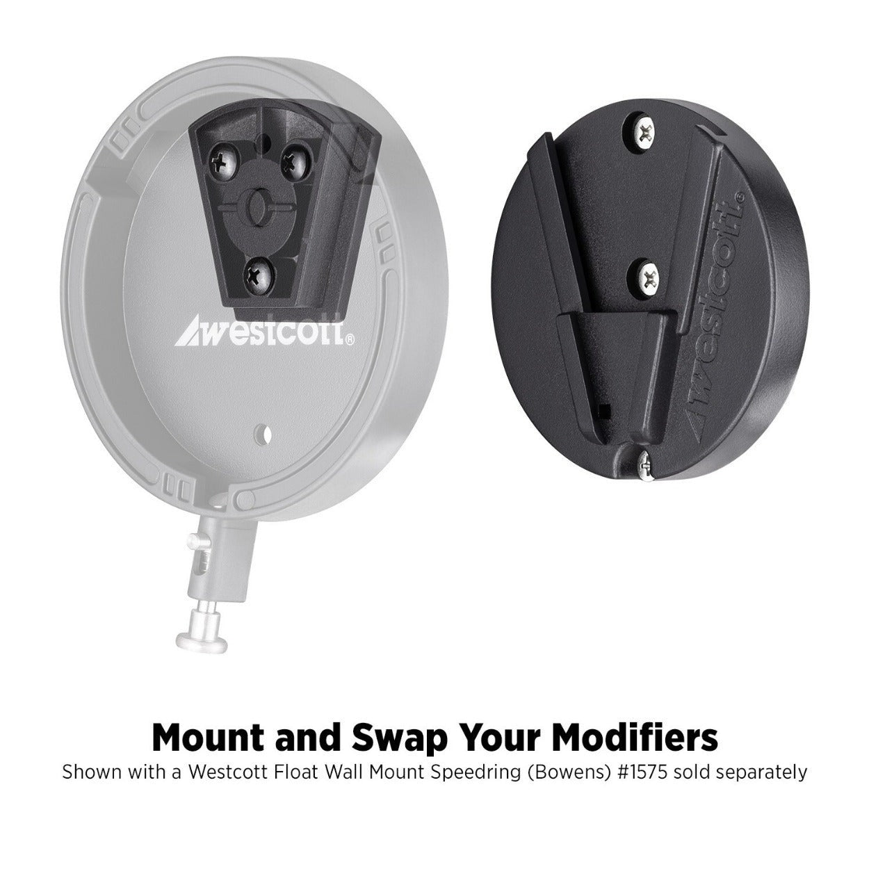 Westcott Float Wall Mount Base and Adapter Kit from Lindsay Adler Collection with Mounting Hardware