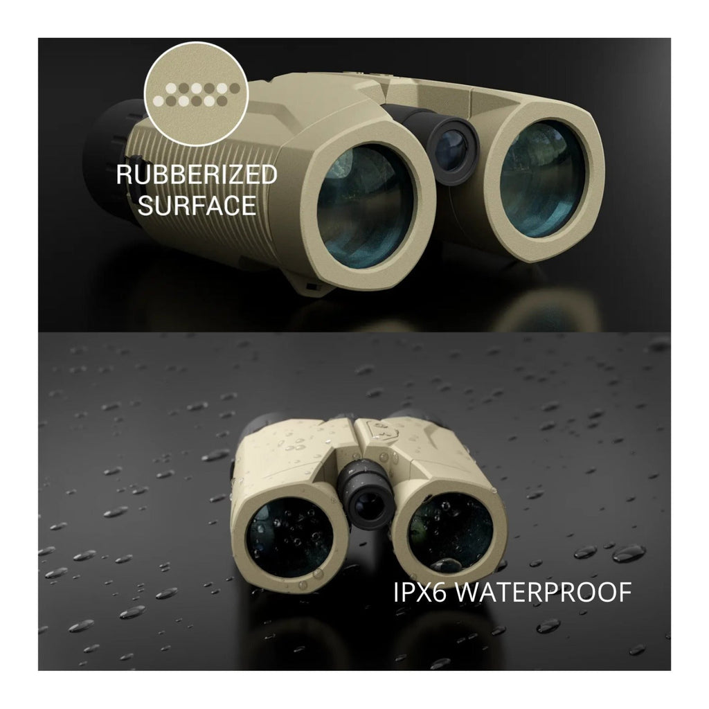ATN 10x42 3K Laser Ballistics Rangefinder Binoculars IPX6 with LCD Display