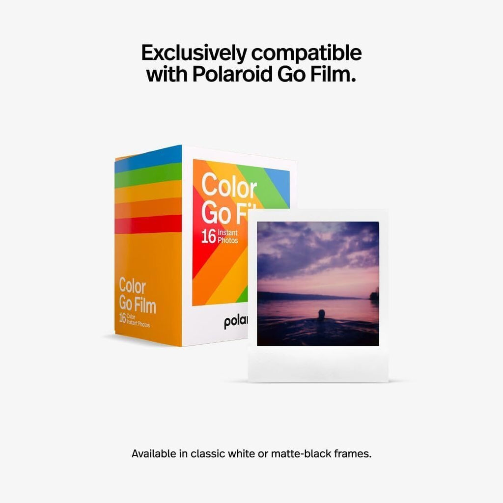 Polaroid Go Generation 2 Instant Camera (Purple) and Color Go Film (16 Instant Photos)