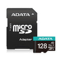 ADATA Premier Pro 128GB MicroSDXC/SDHC UHS-I V30 A2 Waterproof Memory Card with SD Adapter