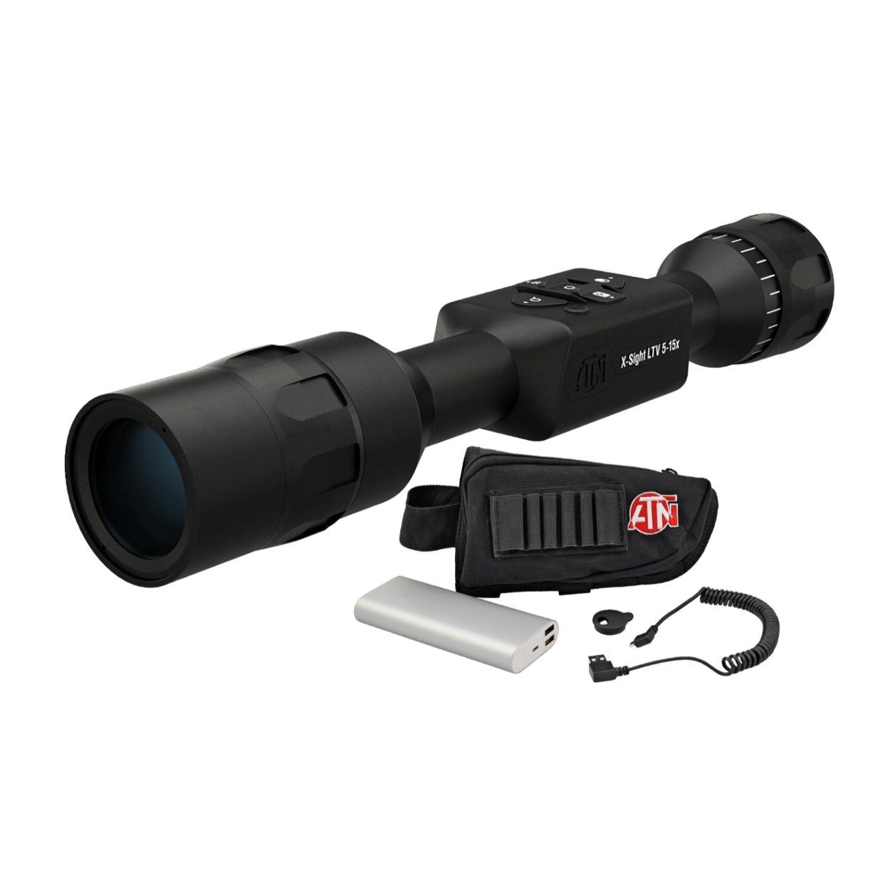 ATN X-Sight LTV 5-15x Day/Night Hunting Rifle Scope Bundle