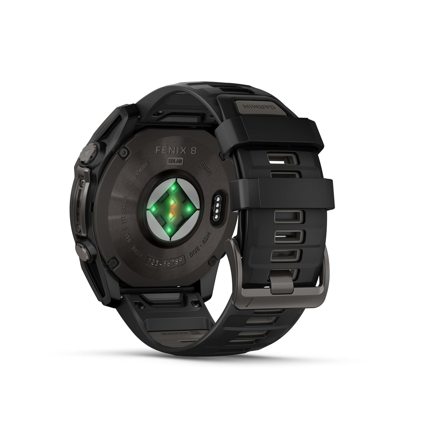 Garmin fēnix 8 Sapphire Solar GPS Smartwatch (51mm, Black/Pebble Gray) (Used)