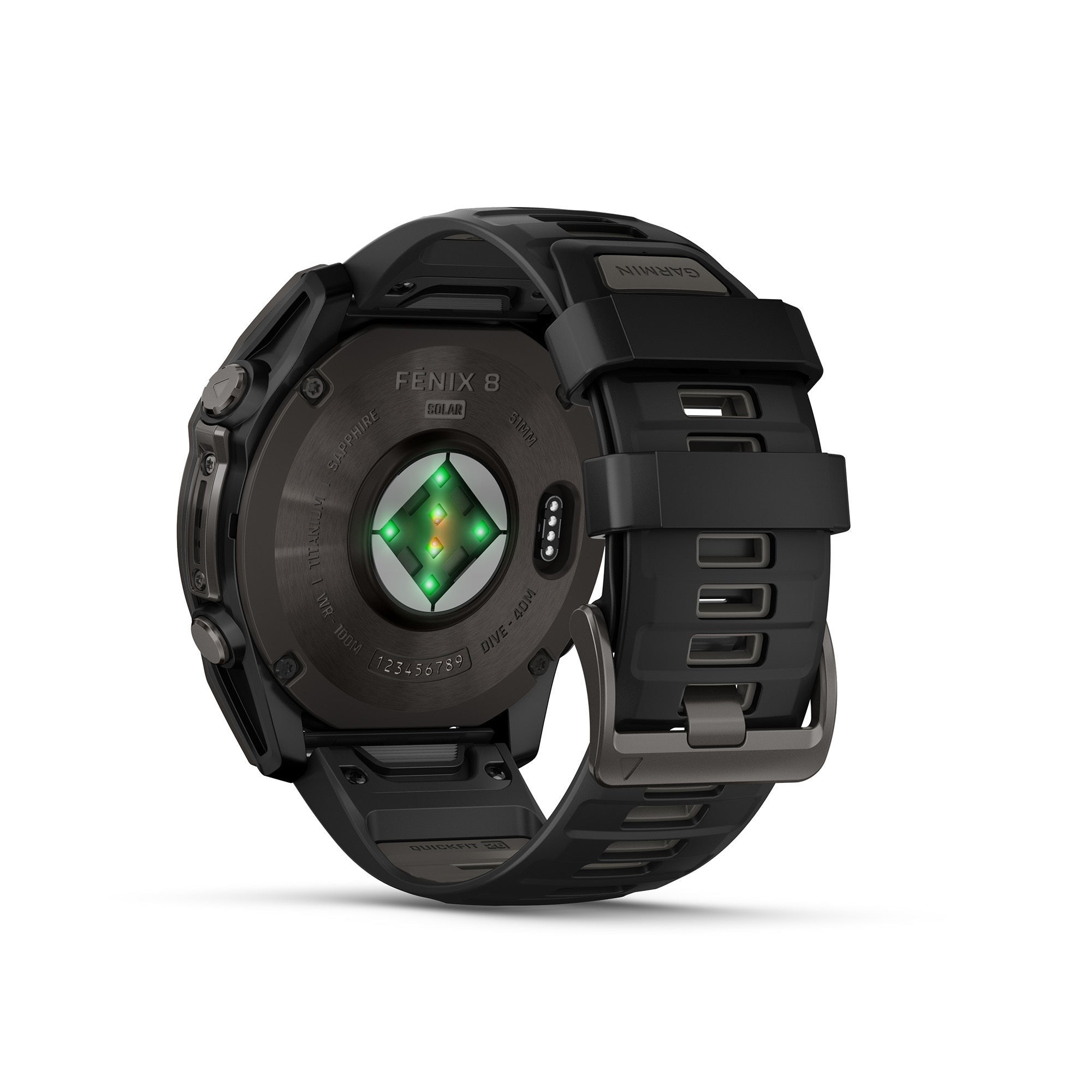 Garmin fēnix 8 Sapphire Solar GPS Smartwatch (51mm, Black/Pebble Gray) (Used)
