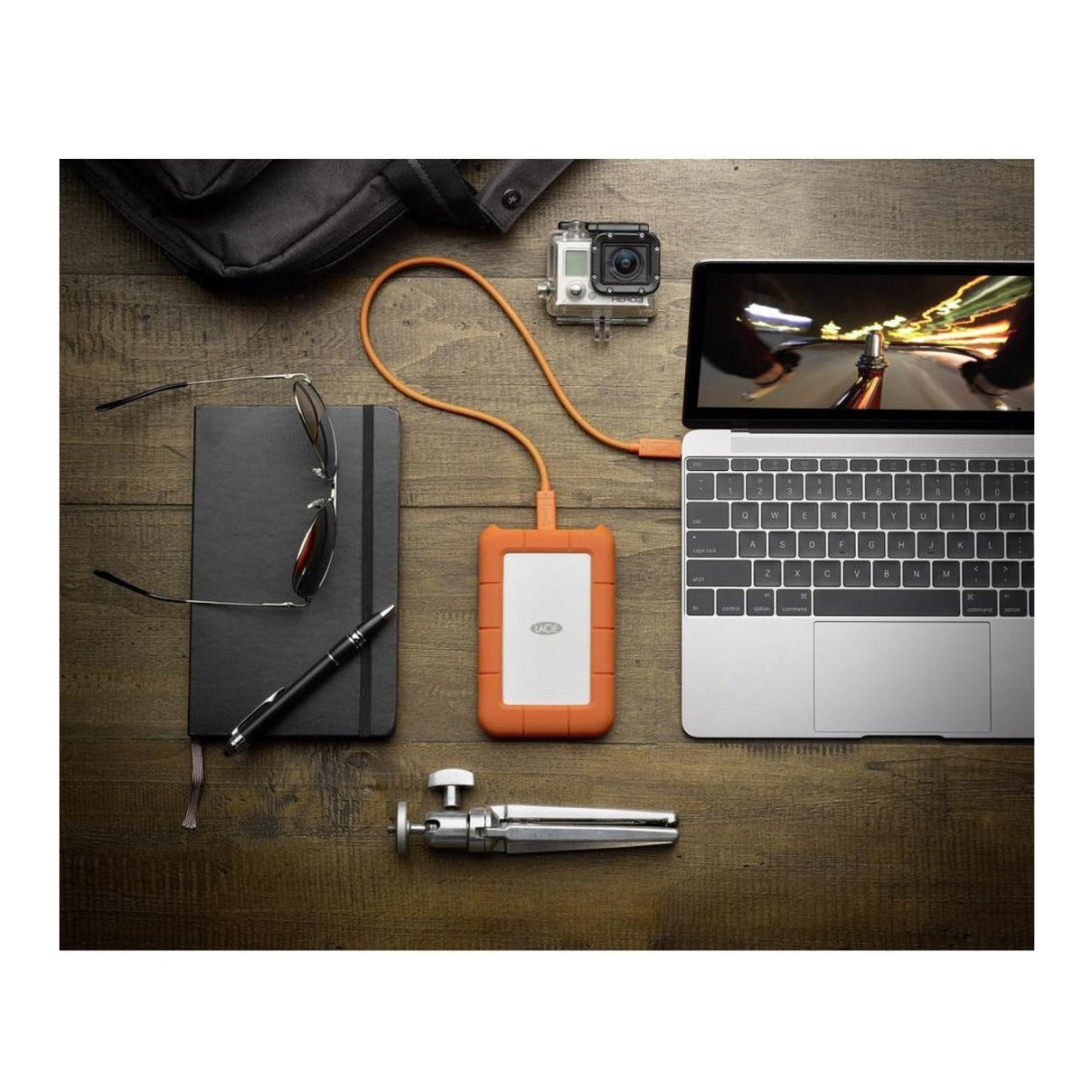 LaCie Rugged USB-C 4TB Portable External Hard Drive
