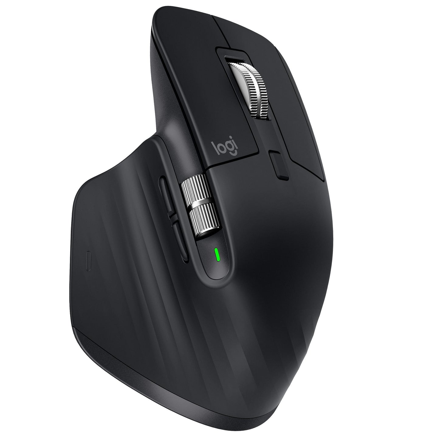 Logitech MX Master 3S Mouse (Black) Bundle with MX Palm Rest and 4-Port USB Hub