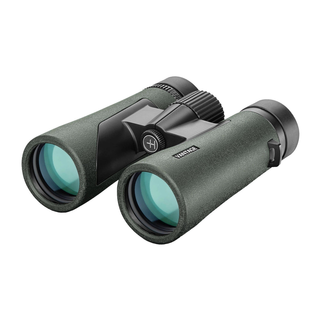 Hawke Sport Optics 10x42 Vantage Binoculars (Green) with Harness Strap Bundle