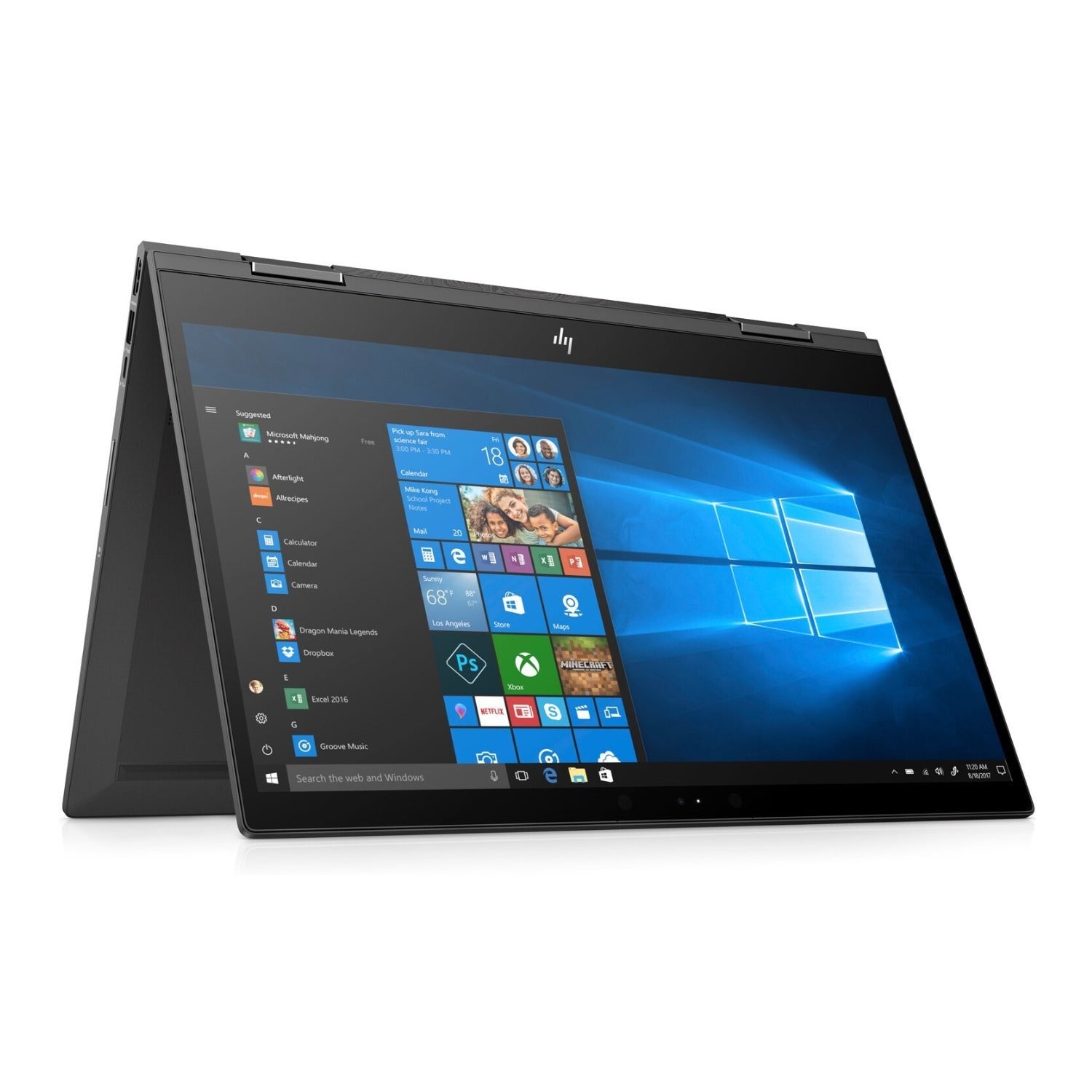 HP Envy x360 2-in-1 Laptop, 15.6" FHD Touch, AMD Ryzen 5, 12GB RAM, 1TB HDD (Certified Refurbished)