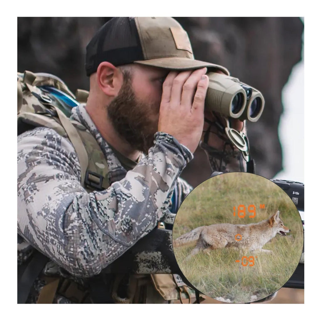 ATN 10x42 3K Laser Ballistics Rangefinder Binoculars IPX6 with LCD Display