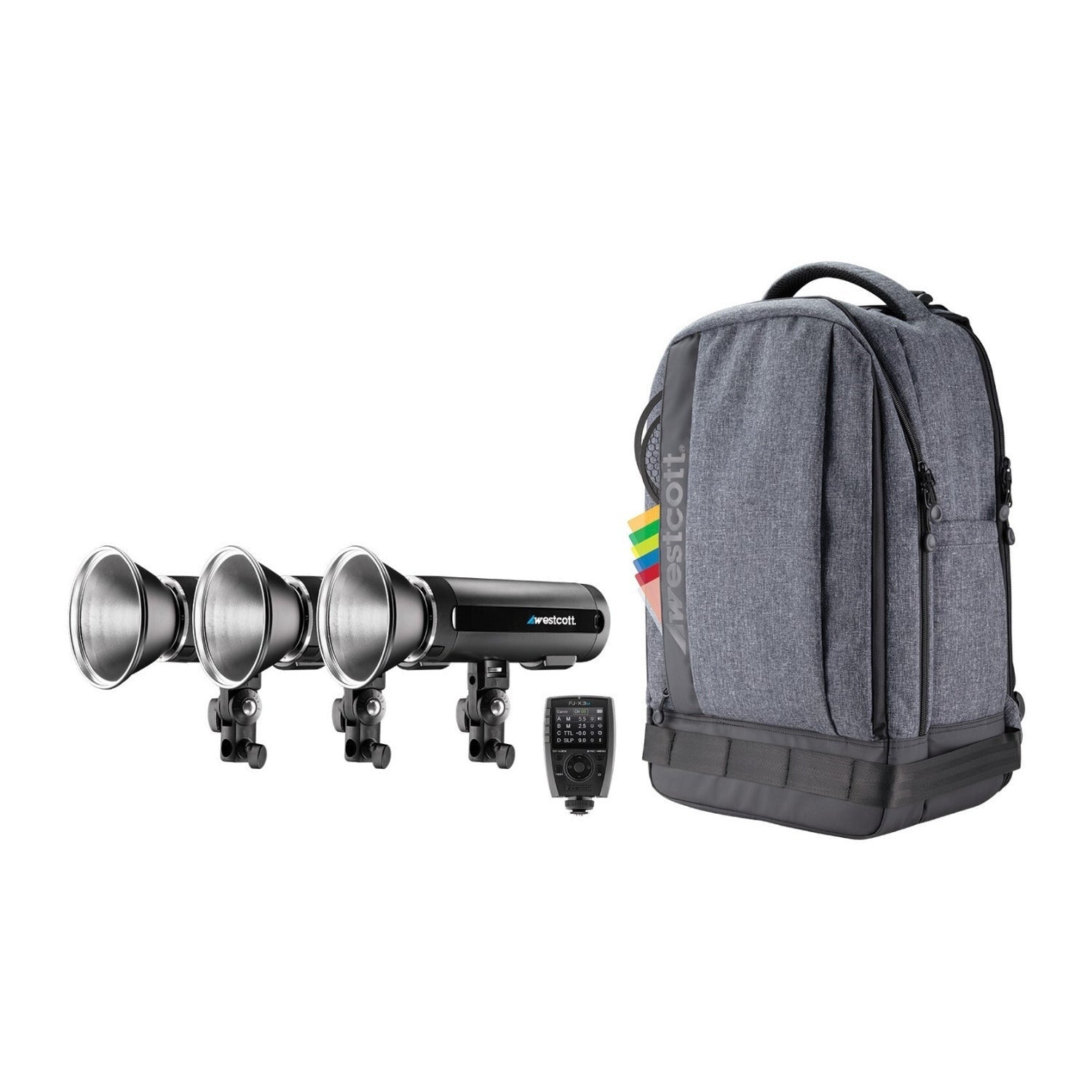 Westcott FJ200 Strobe 3-Light Backpack Kit with FJ-X3 S Wireless Trigger