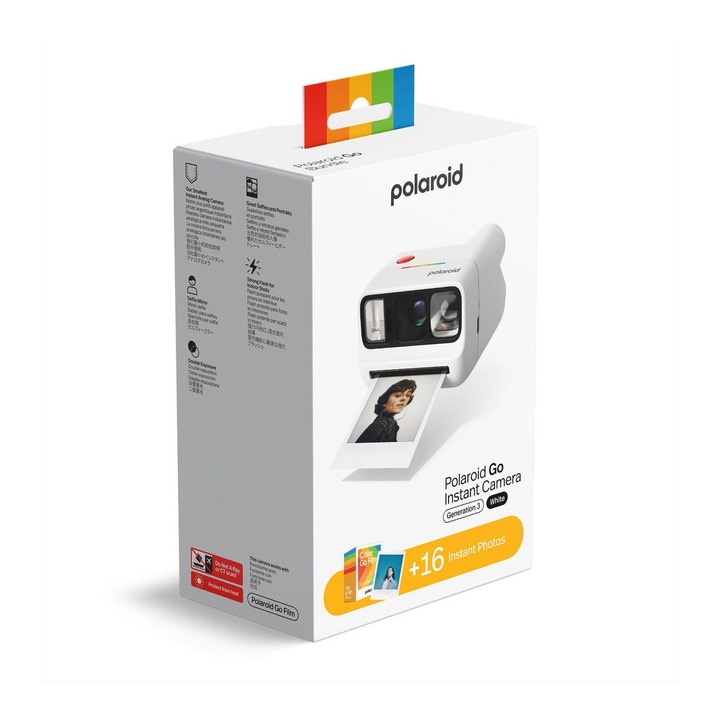 Polaroid Go Generation 3 Instant Camera with Ultra-Portable Design (White)