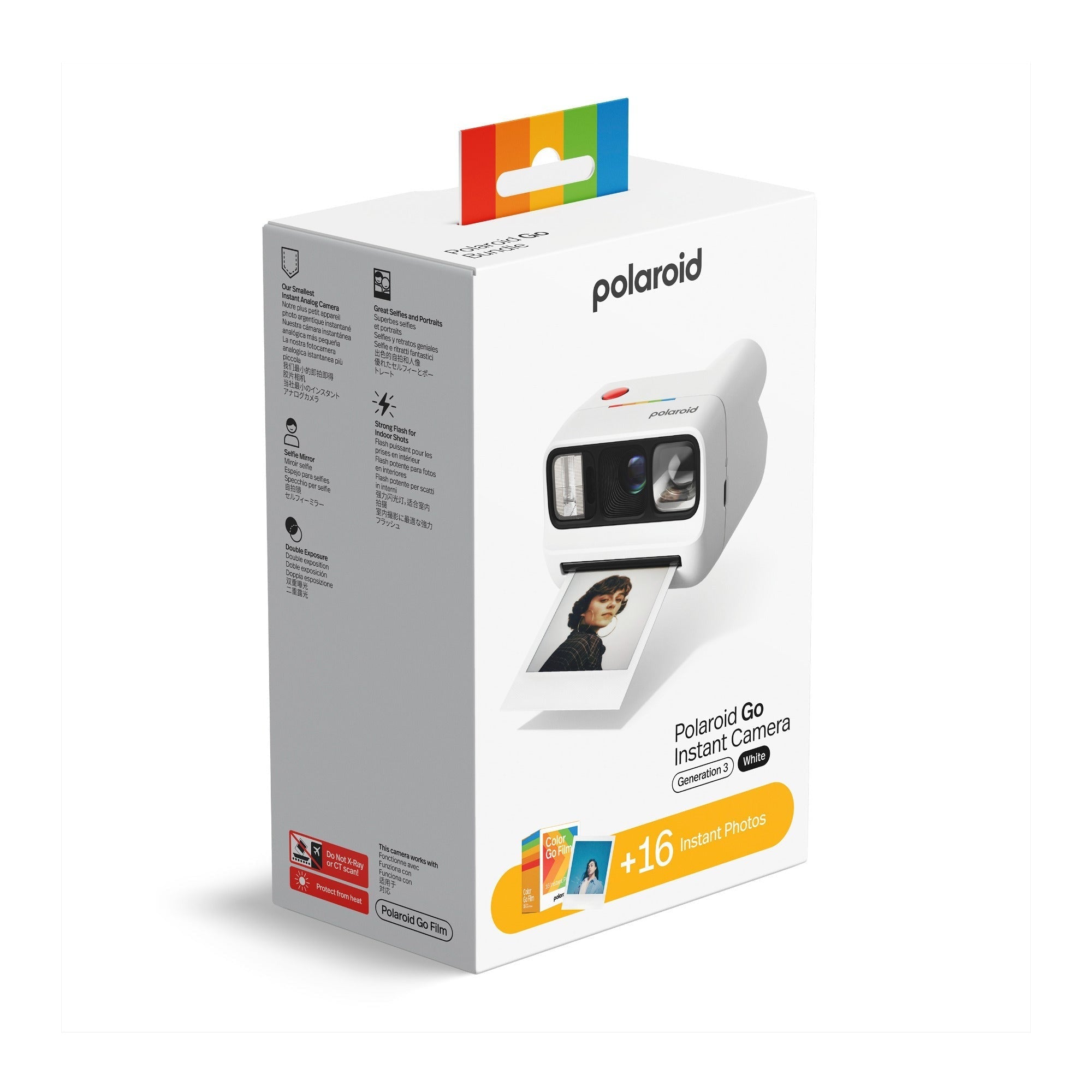 Polaroid Go Generation 3 Instant Camera with Ultra-Portable Design (White)