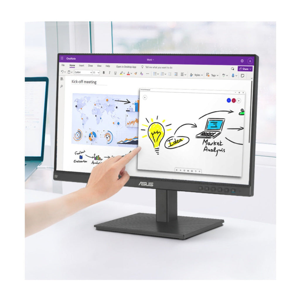 ASUS BE24ECSBT 23.8-inch Full HD IPS Multi-touch Business Monitor with 80W USB-C Power Delivery