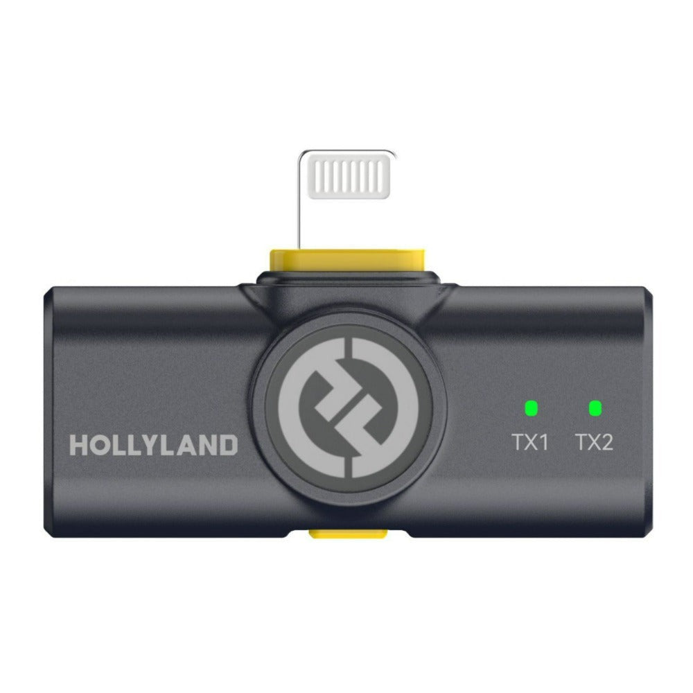 Hollyland Lark M2 Duo Wireless Lightning Lavalier Black Microphone